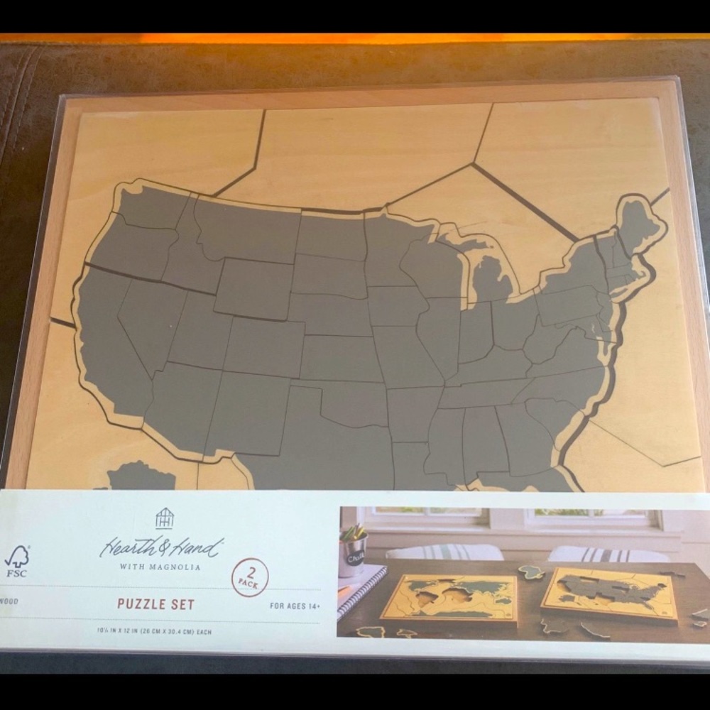 Wooden Puzzle Set